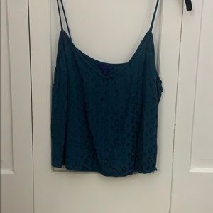 Aeropostale Cute Blue Sequin Design Tank Top